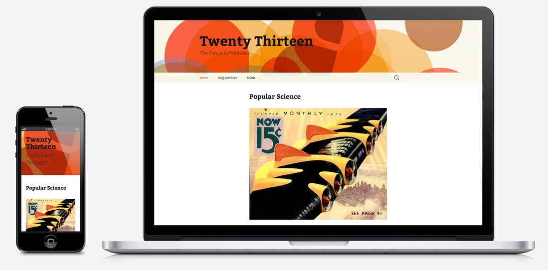 Twenty Thirteen Teması