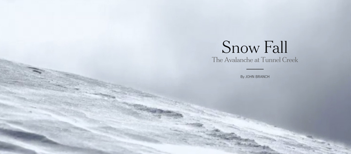 2015 web tasarım trendleri - Snow Fall