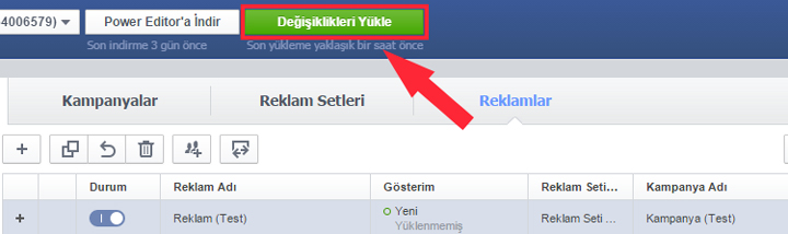 Facebook Dark Post reklam oluşturma 8