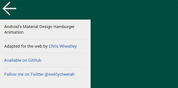 Material Design Hamburger