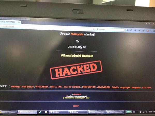 Google Malaysia Hacked by Tiger-Mate