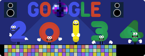 2013 yılbaşı doodle google