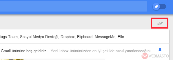 Inbox e-posta süpürme