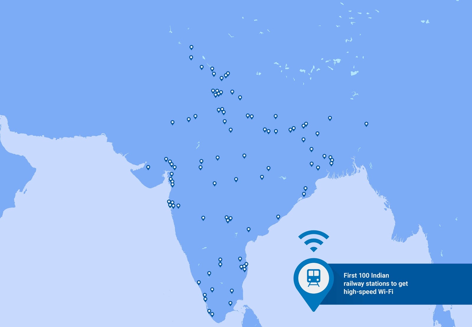 Hindistan'daki ücretsiz Wi-Fi hizmetinden ilk faydalanacak olan istasyonlar
