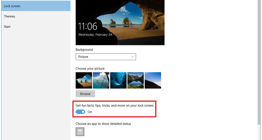 Windows 10 kilit ekranı reklam kapatma