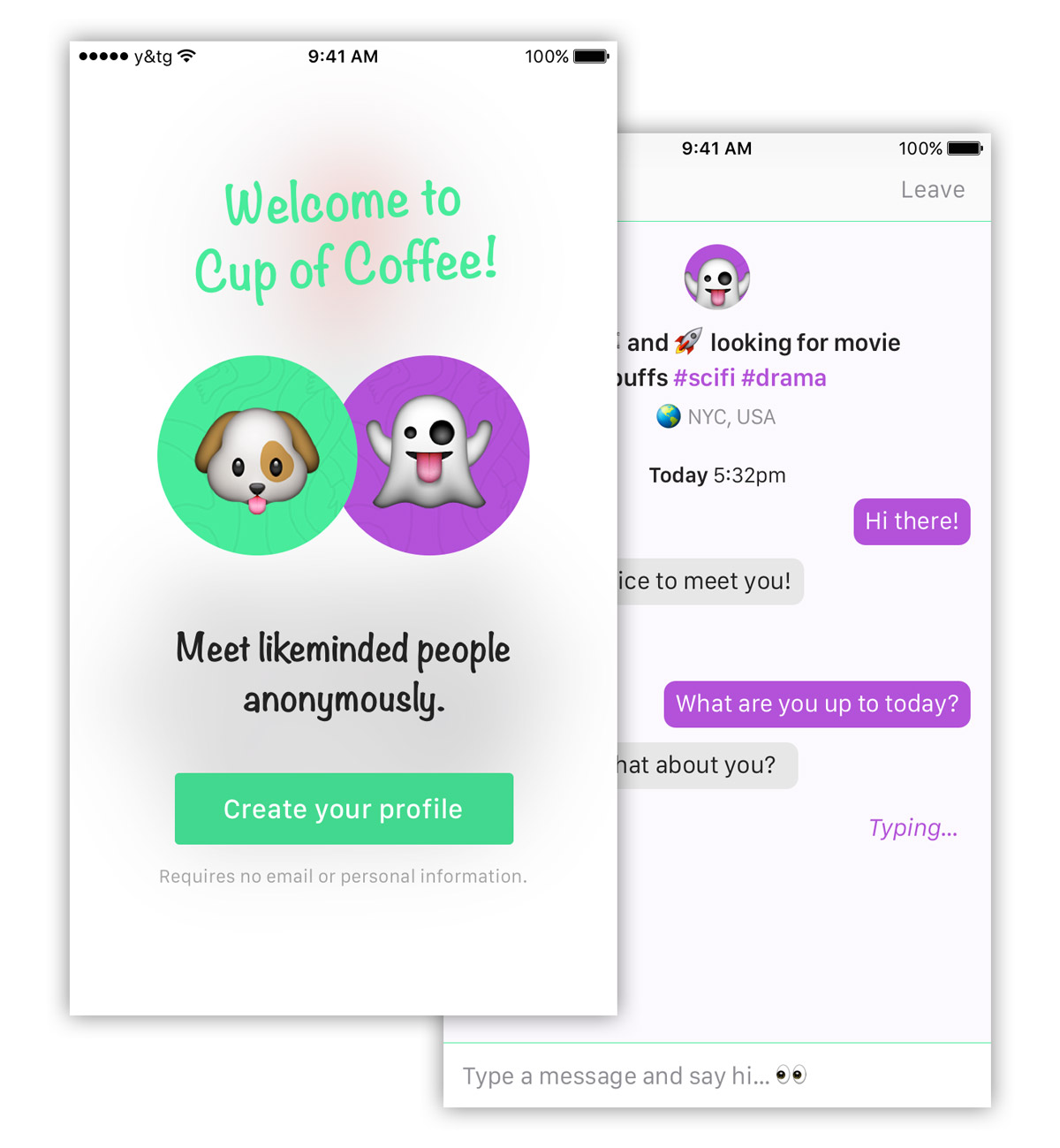 Cup of Coffee iOS uygulaması