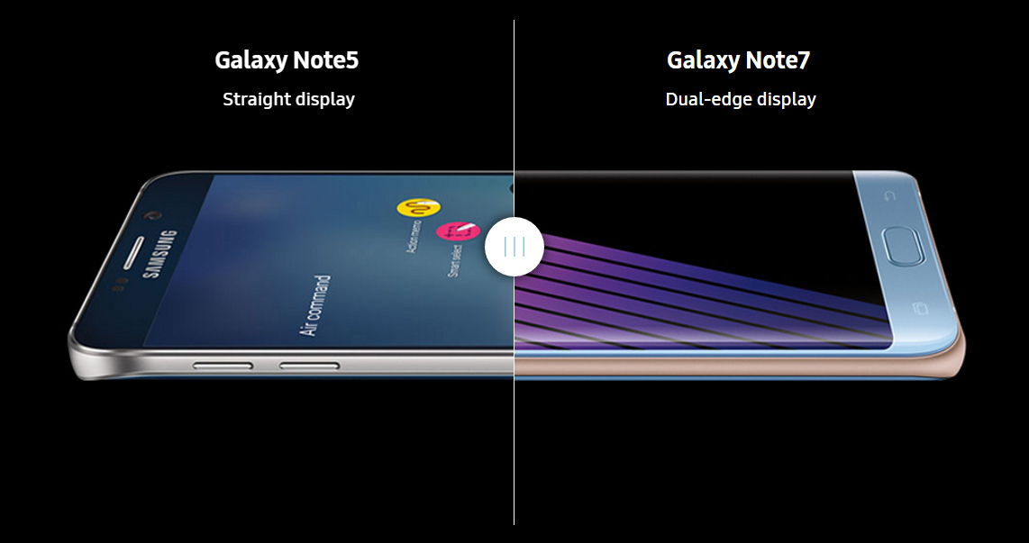 Galaxy Note 7 vs Galaxy Note 5