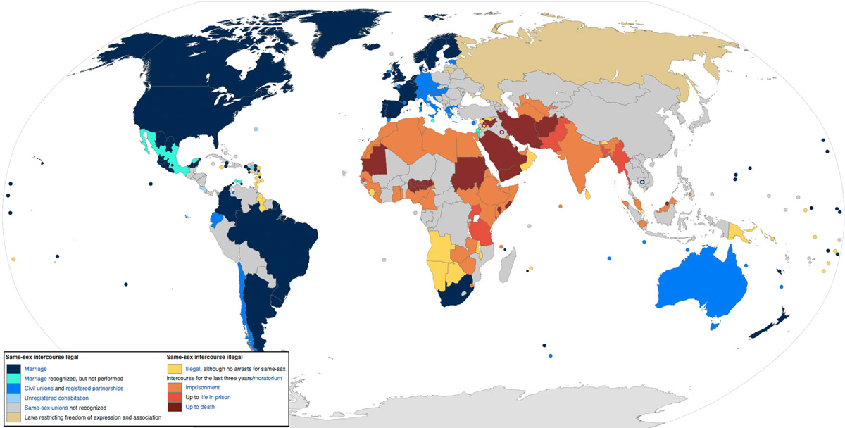 Eşcinsel dünya haritası