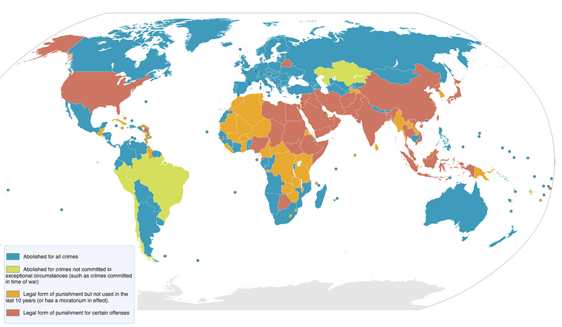 İdam cezası olan ülkeler
